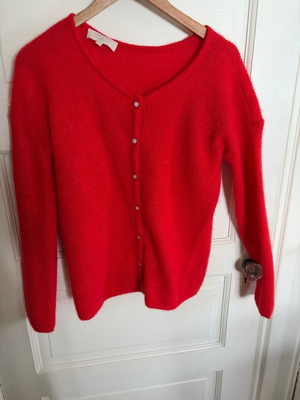 Sezane Gaspard Cardigan Red - Size S